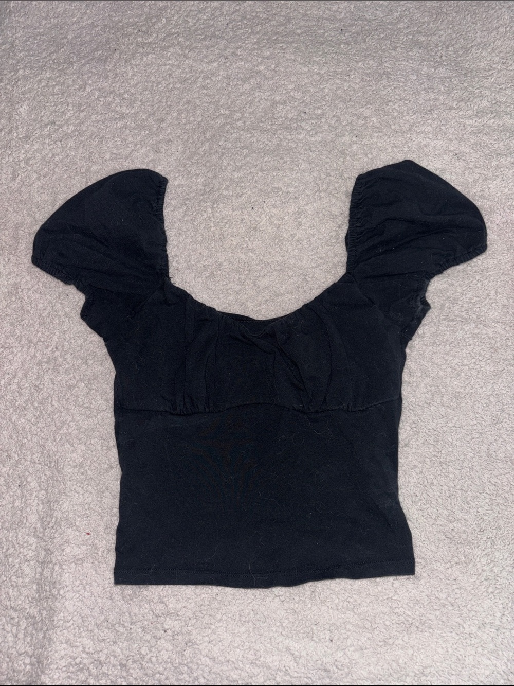 Hollister scoop neck ruched bust top - Picture 2 of 4